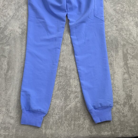 Figs Scrub Pants Womens XS Tall Zamora Jogger Nurse Workwear Capri Blue Medical - Picture 15 of 16